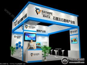 煜各矿业展台模型图片