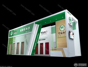 竹友木门展览模型