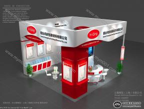 鸿庆包装展台模型图片