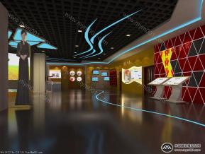 云南农村信用社成就展厅模型效果图