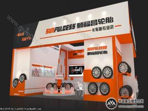 顺福昌轮胎展览模型图片