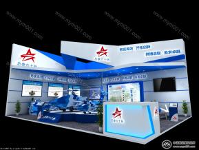 总参六十所展台模型图片