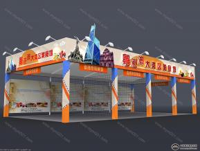 大湾区展览模型图片