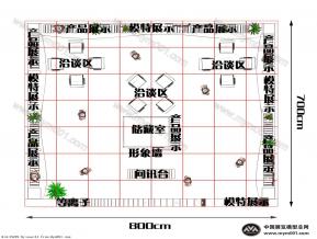 浙江万禾纺织展览模型图片