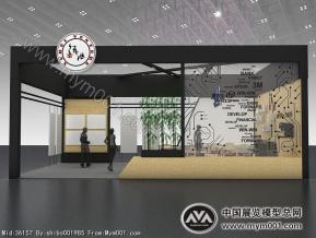 金融展台模型