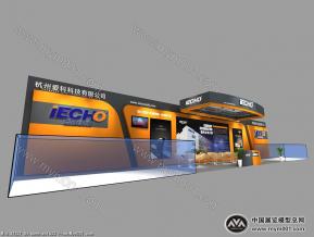 爱科机床展台模型图片