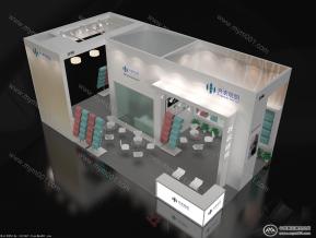 杭州兴农非织造展览模型图片