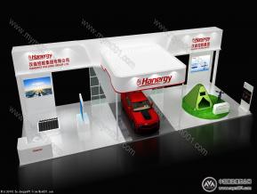汉能展位模型