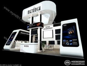 METOUCH展台3D模型图片