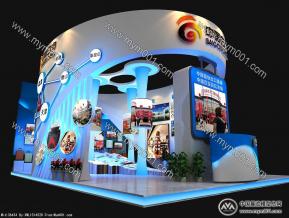 中国白沟展台模型