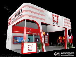正大鸿福展台3D模型