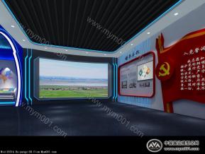 党群活动中心中标模型