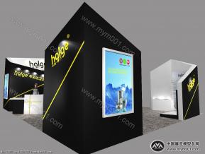 华尔洁展览模型图片