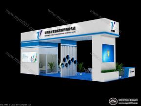 中农威特生物科技展览展示展台3d模型
