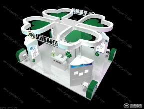 华瑞制药展台模型