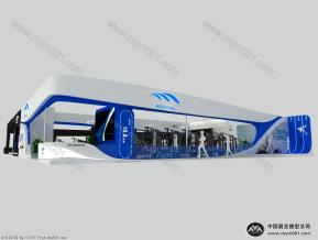 迈宝赫体博会展台模型