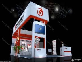 青岛畜牧业展台3D模型效果图