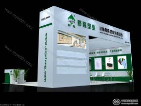 聚隆塑业展台模型图片