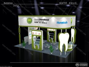 环润展览模型效果图