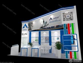 adler展览展台设计3D模型