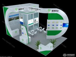 慧狮塑业展览模型图片