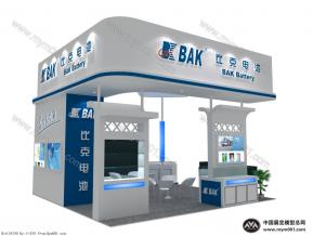 比克电池展览模型图片