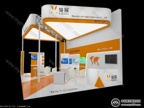 兔展展台模型图片