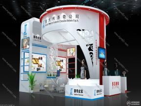多正展览模型效果图