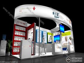 2014年灵北医疗、类克最新医疗展台效果图