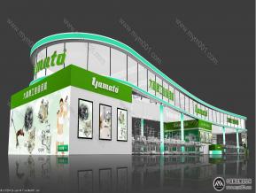 大和牌缝纫机展览模型图片