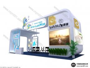 水育馆展览模型图片