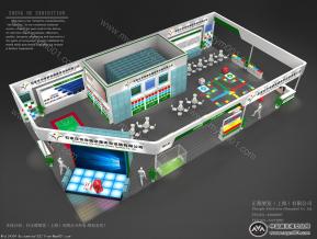 帝奥帝康体育展台模型图片
