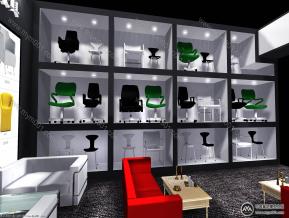 励志家具展览模型图片