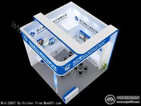 浙江化工展览模型图片