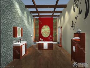 吉事多卫浴展览模型图片