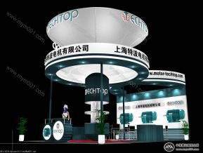 上海特波电机展览模型图片