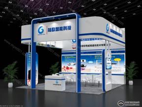 陆欧智能科技展台模型图片