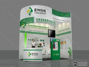 恒瑞展台模型图片