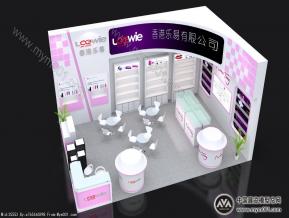 香港乐易展览模型图片