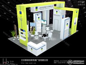 格里斯奶业展台模型图片
