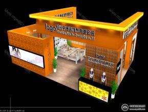 绍兴宁博家纺展览模型图片
