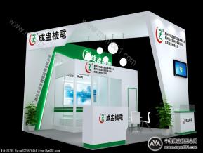 成盅机电展览模型图片
