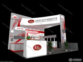 凌云光电展览模型图片