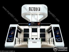 METOUCH展台3D模型图片