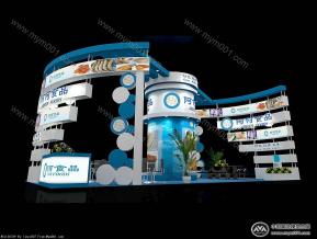 阿何食品展览模型