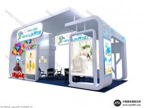 水育馆展览模型图片