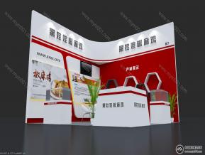 椒麻鸡展览模型