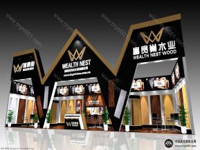 青岛富贵展览模型图片