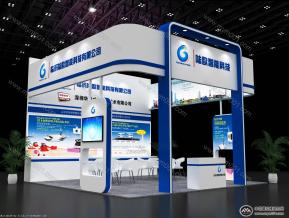 陆欧智能科技展台模型图片