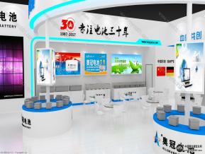 奥冠电池展览模型图片